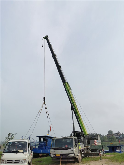 全州县桥梁建设吊装案例